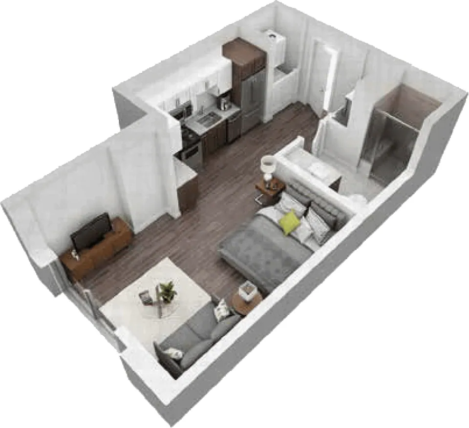 AG Square: interior living, photo 4 of 10