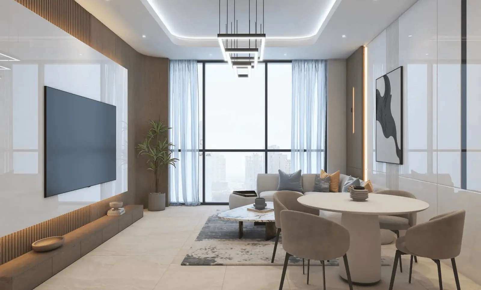 Whitecliffs Residences: interior living, photo 3 of 12