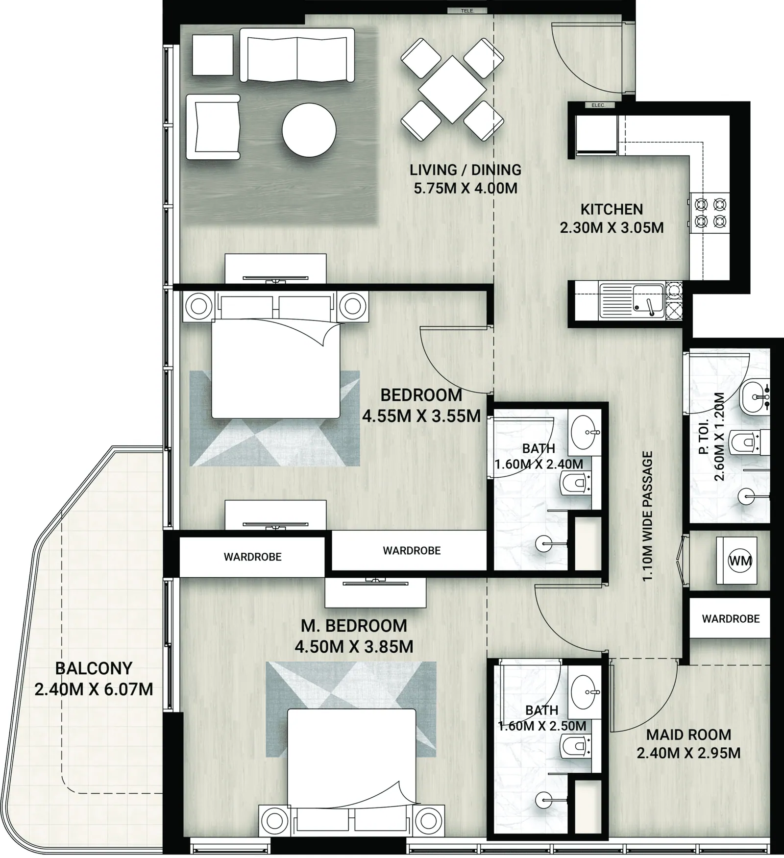 Whitecliffs Residences: floorplan, photo 11 of 12