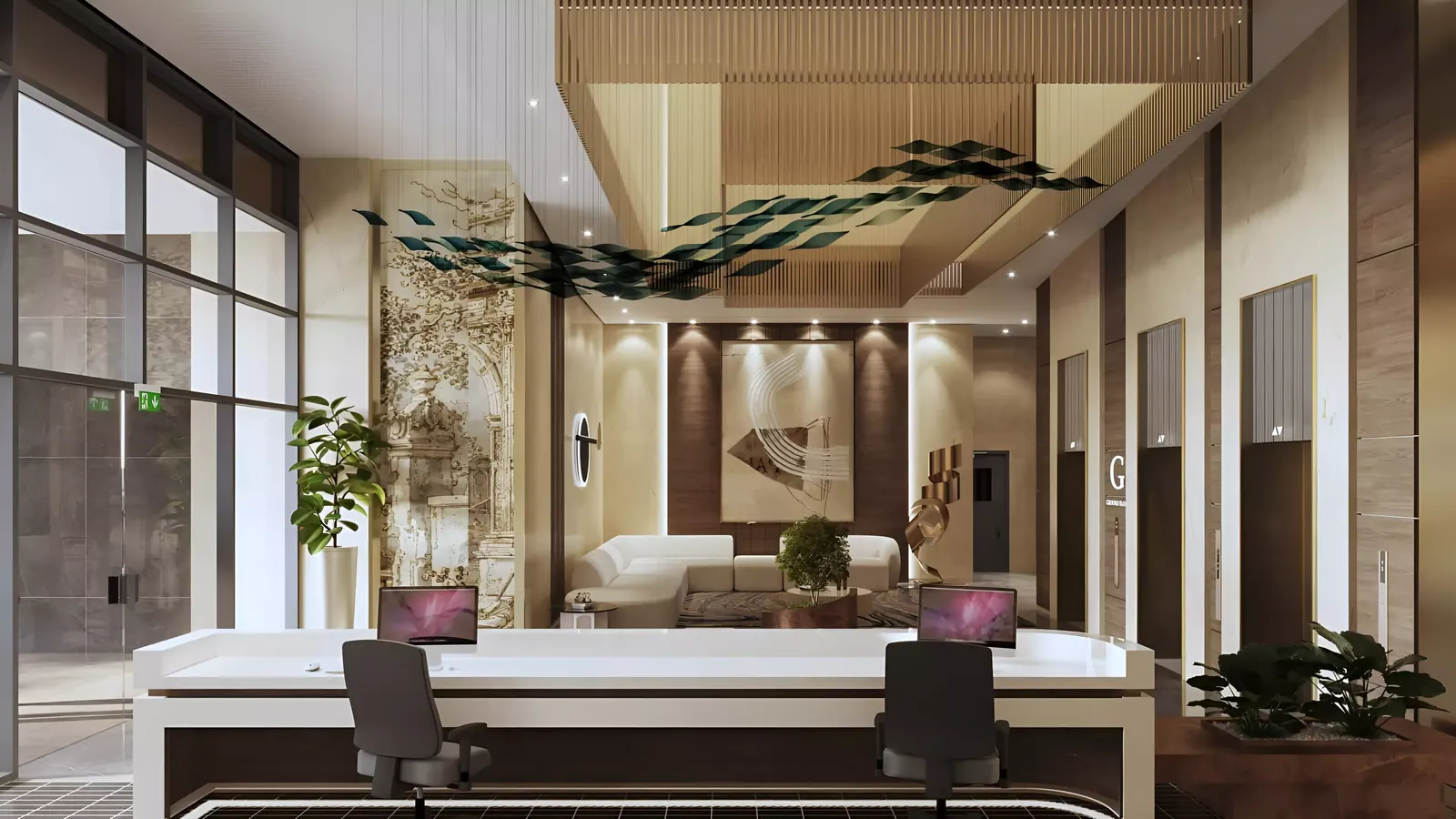 Palatium Residences: interior living, photo 5 of 10