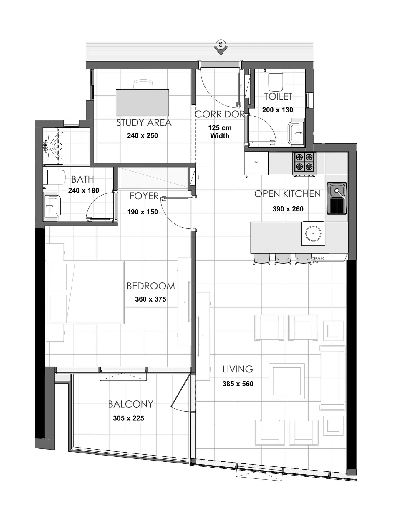 Palatium Residences: floorplan, photo 8 of 10