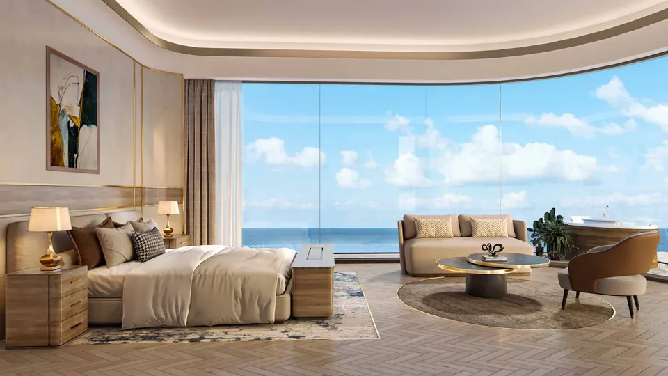 One Crescent: interior bedroom, photo 7 of 12