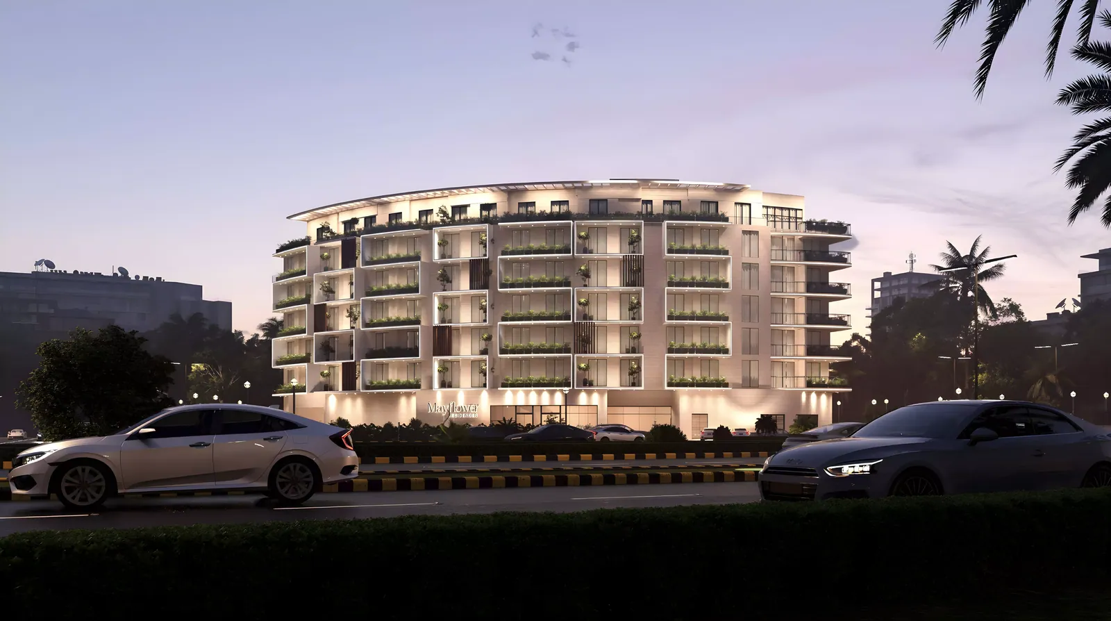 Mayflower Residences: exterior, photo 2 of 7