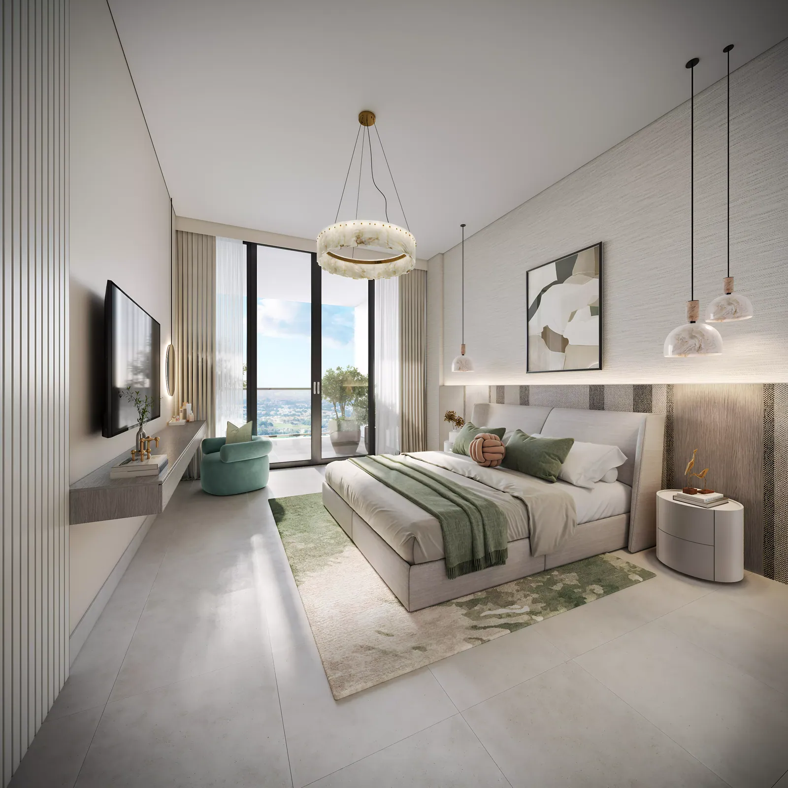 Barari Parkview by Al Mawared: interior bedroom, photo 4 of 7