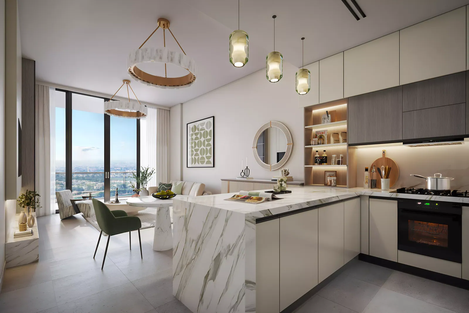 Barari Parkview by Al Mawared: interior kitchen, photo 5 of 7