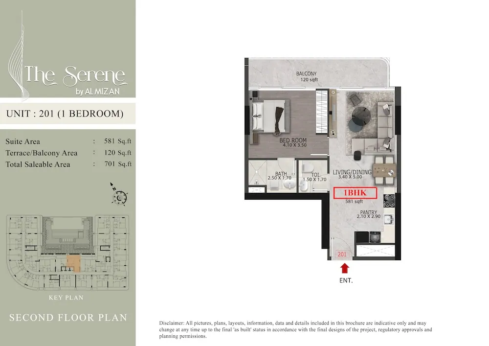 The Serene: floorplan, photo 12 of 12