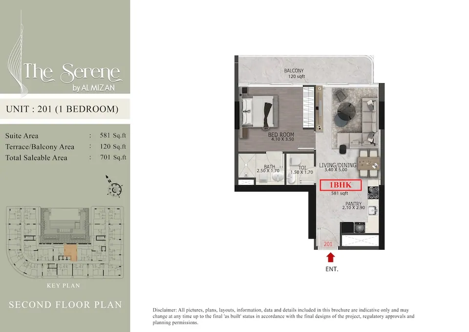 The Serene: floorplan, photo 12 of 12