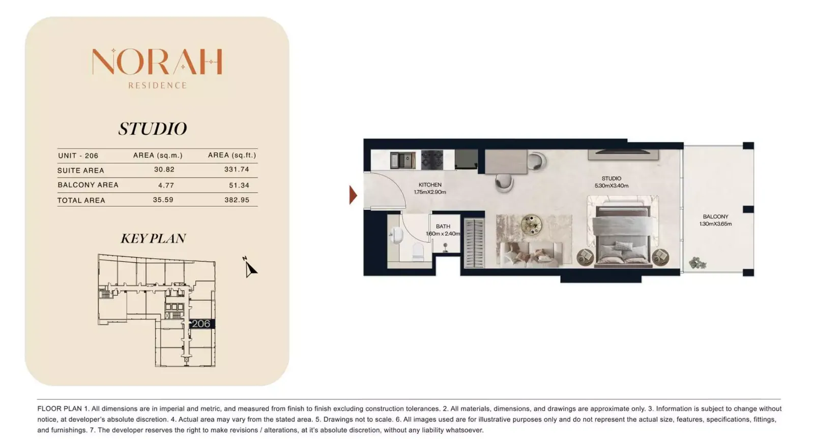 Norah Residence: floorplan, photo 7 of 8