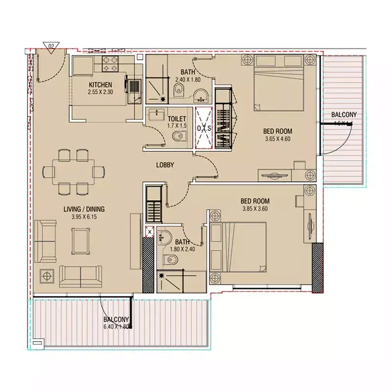 Al Waleed WS 1: floorplan, photo 4 of 4
