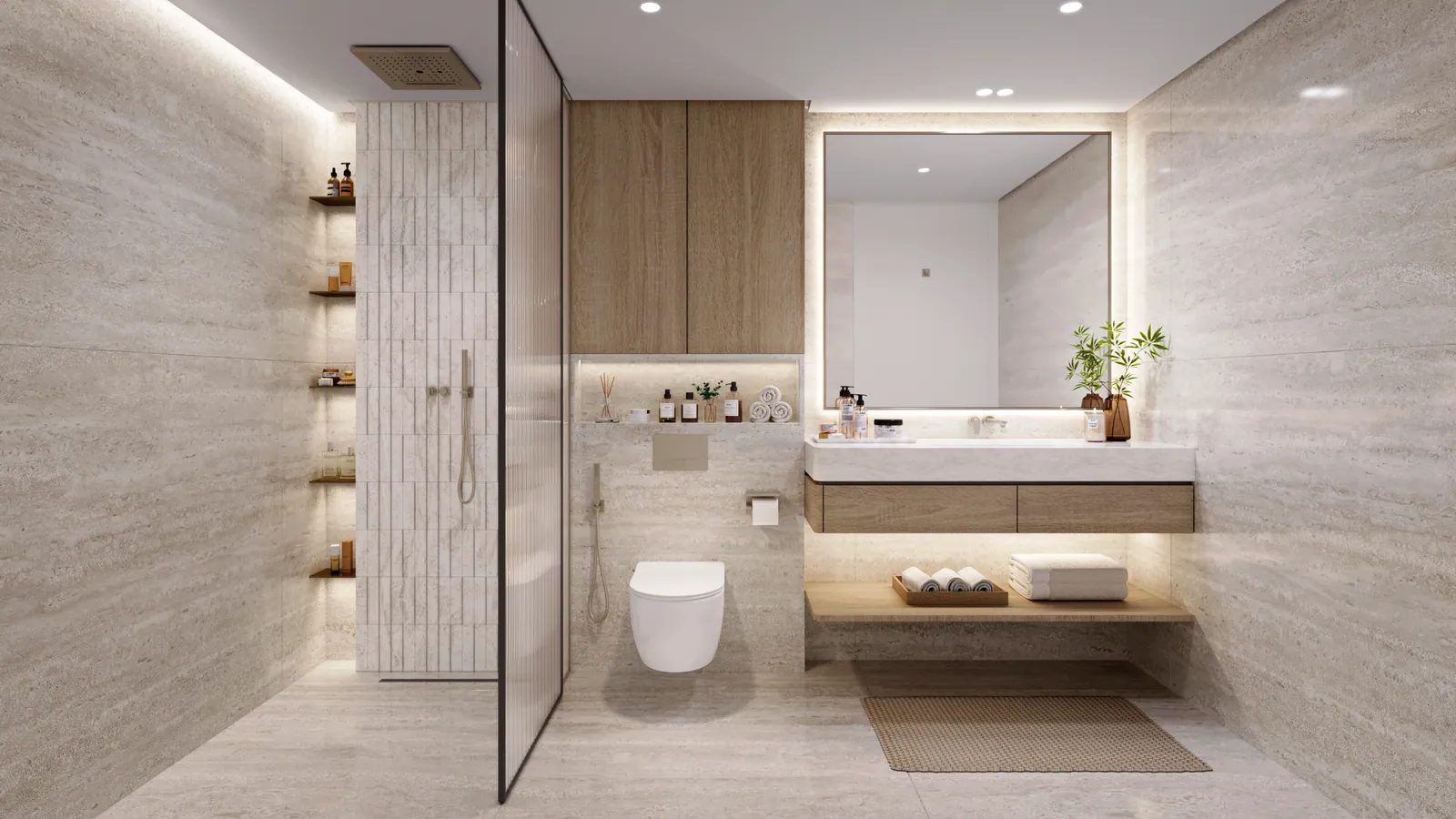 Woodland Terraces: interior bathroom, photo 6 of 10