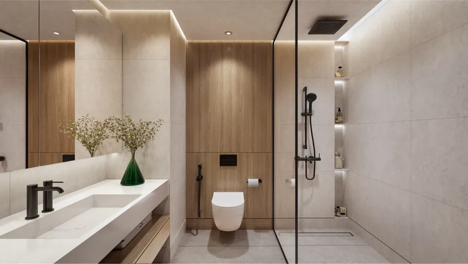 The Cube Residences: interior bathroom, photo 7 of 12