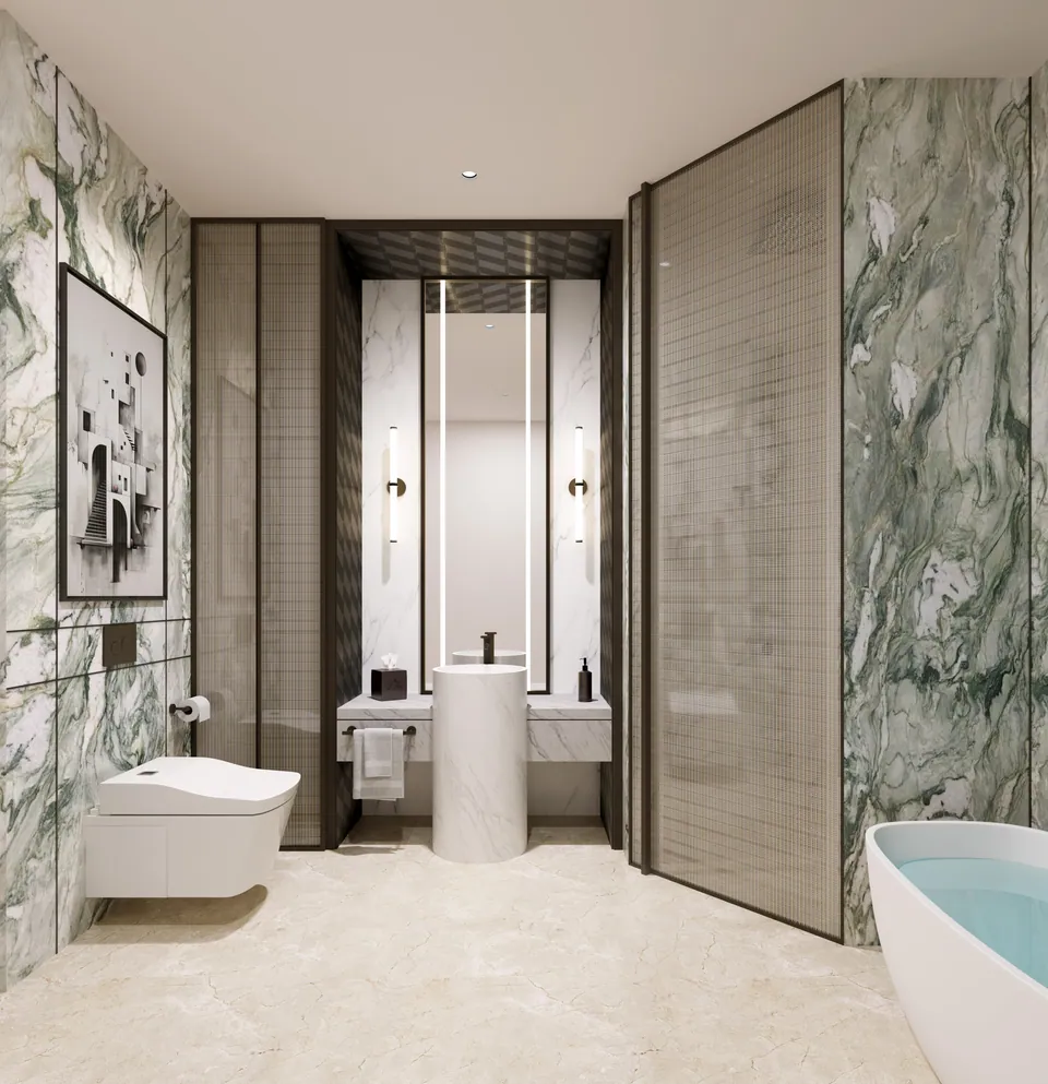 ELLE Residences: interior bathroom, photo 10 of 12