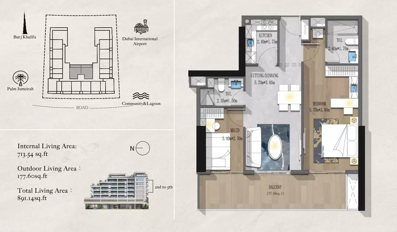 Andi Aura: floorplan, photo 6 of 6