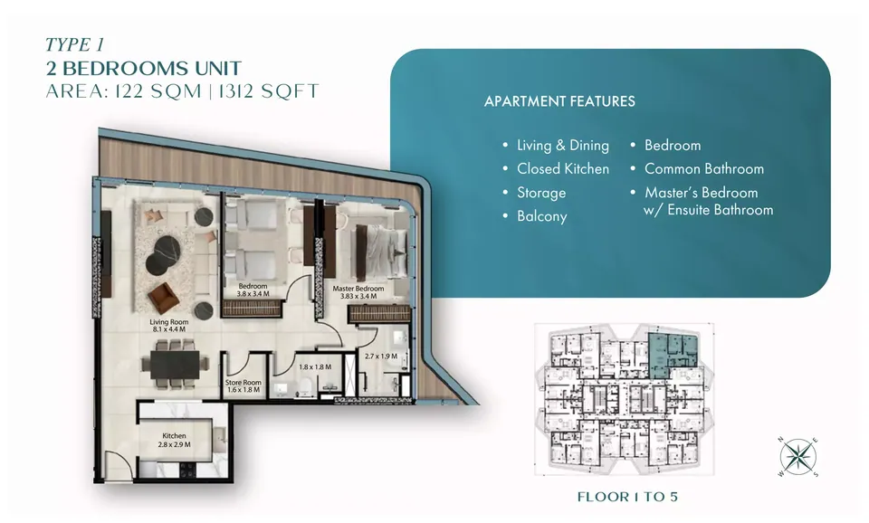 Cresswell Views: floorplan, photo 4 of 4