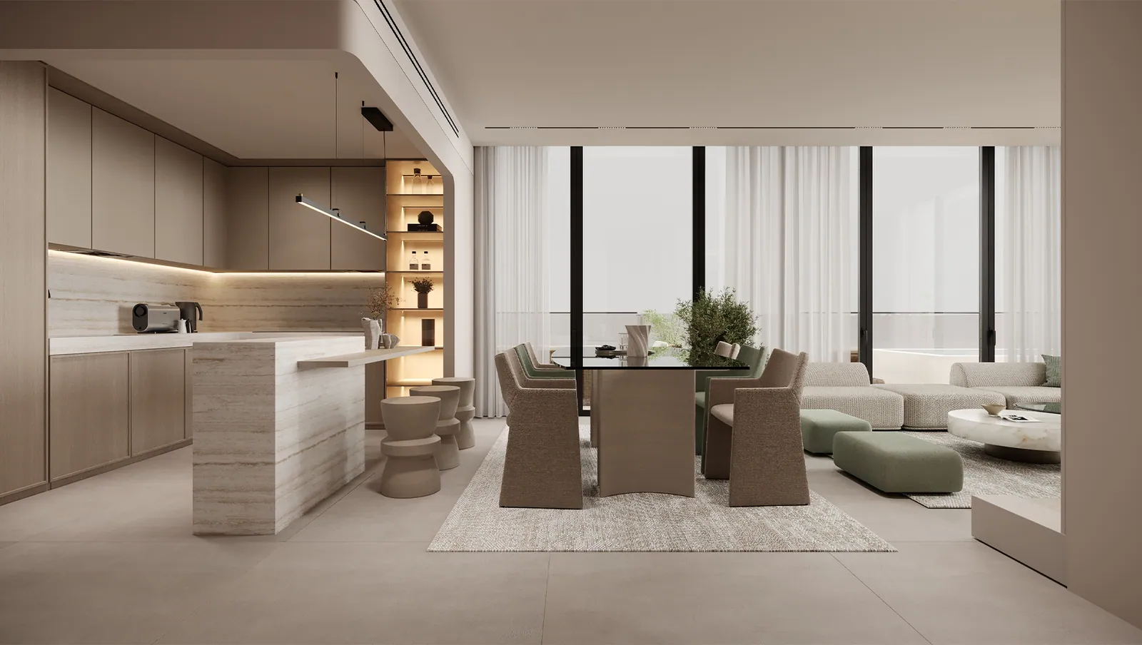 Arthouse Residences: interior living, photo 2 of 6