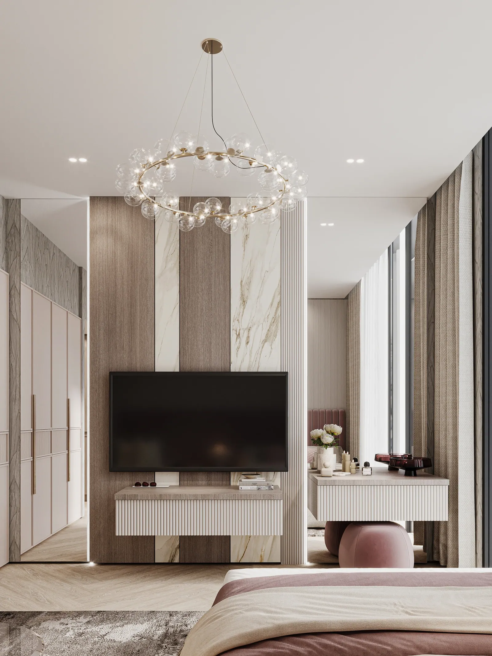 Q Gardens Aliya: interior bedroom, photo 7 of 12
