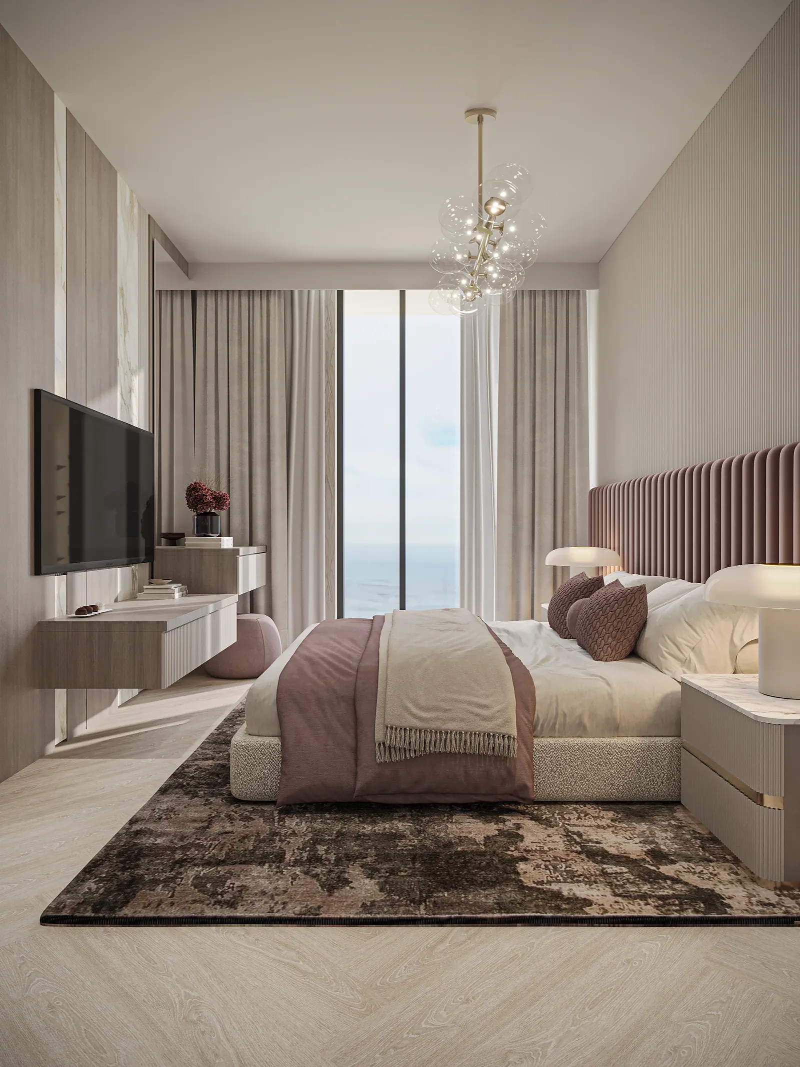 Q Gardens Aliya: interior bedroom, photo 9 of 12