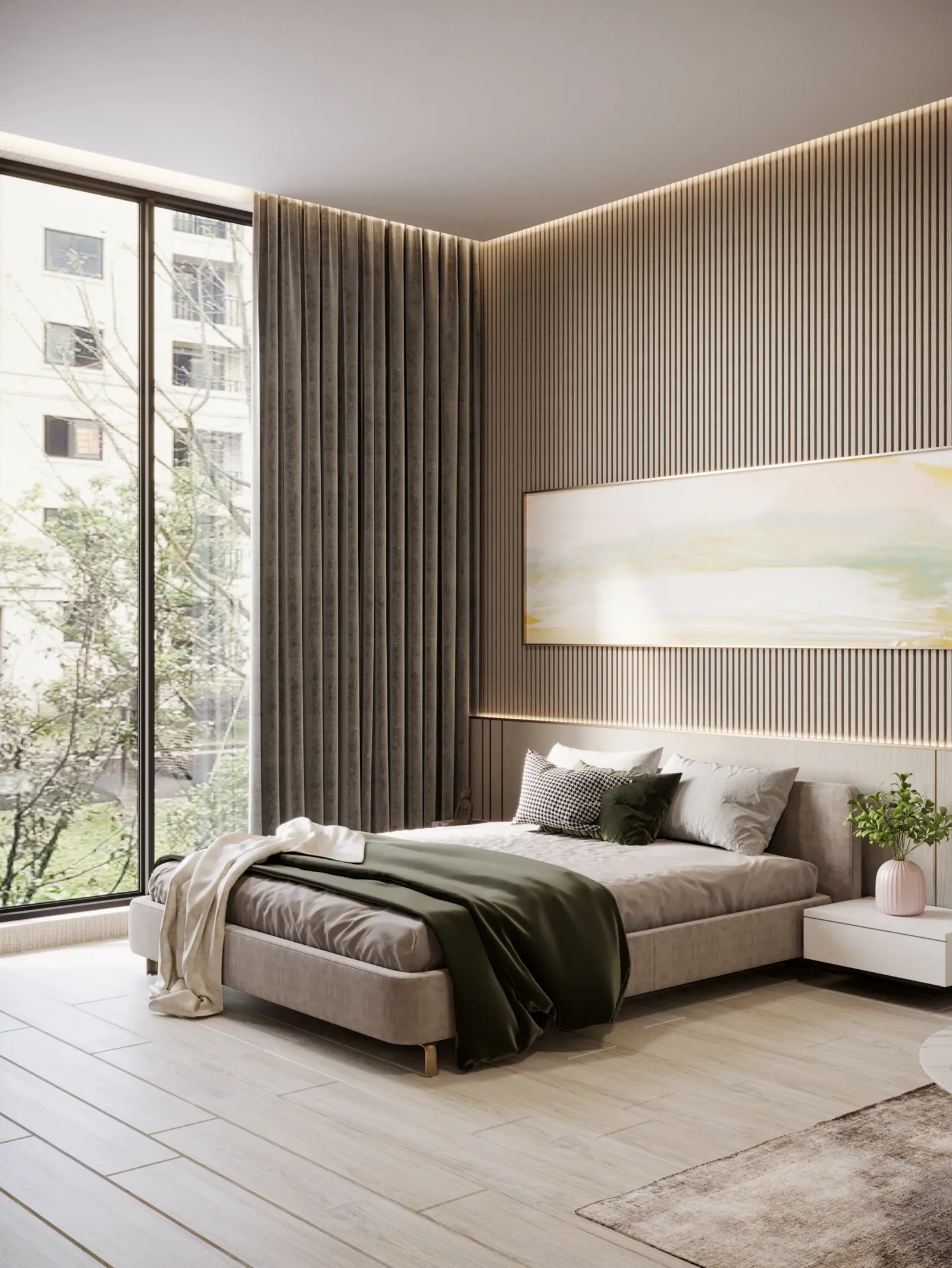 Q Gardens Lofts: interior bedroom, photo 6 of 12