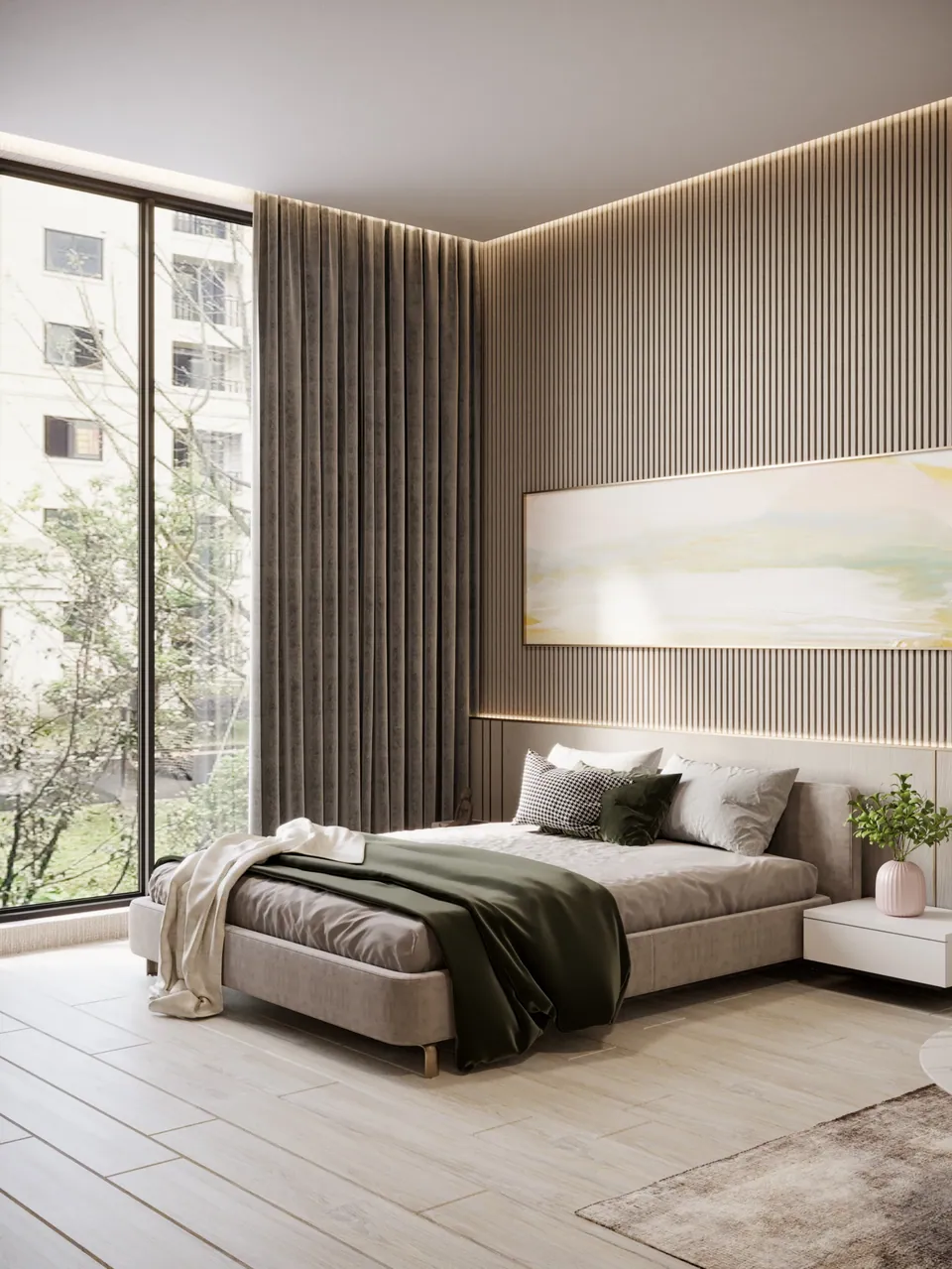 Q Gardens Lofts: interior bedroom, photo 6 of 12
