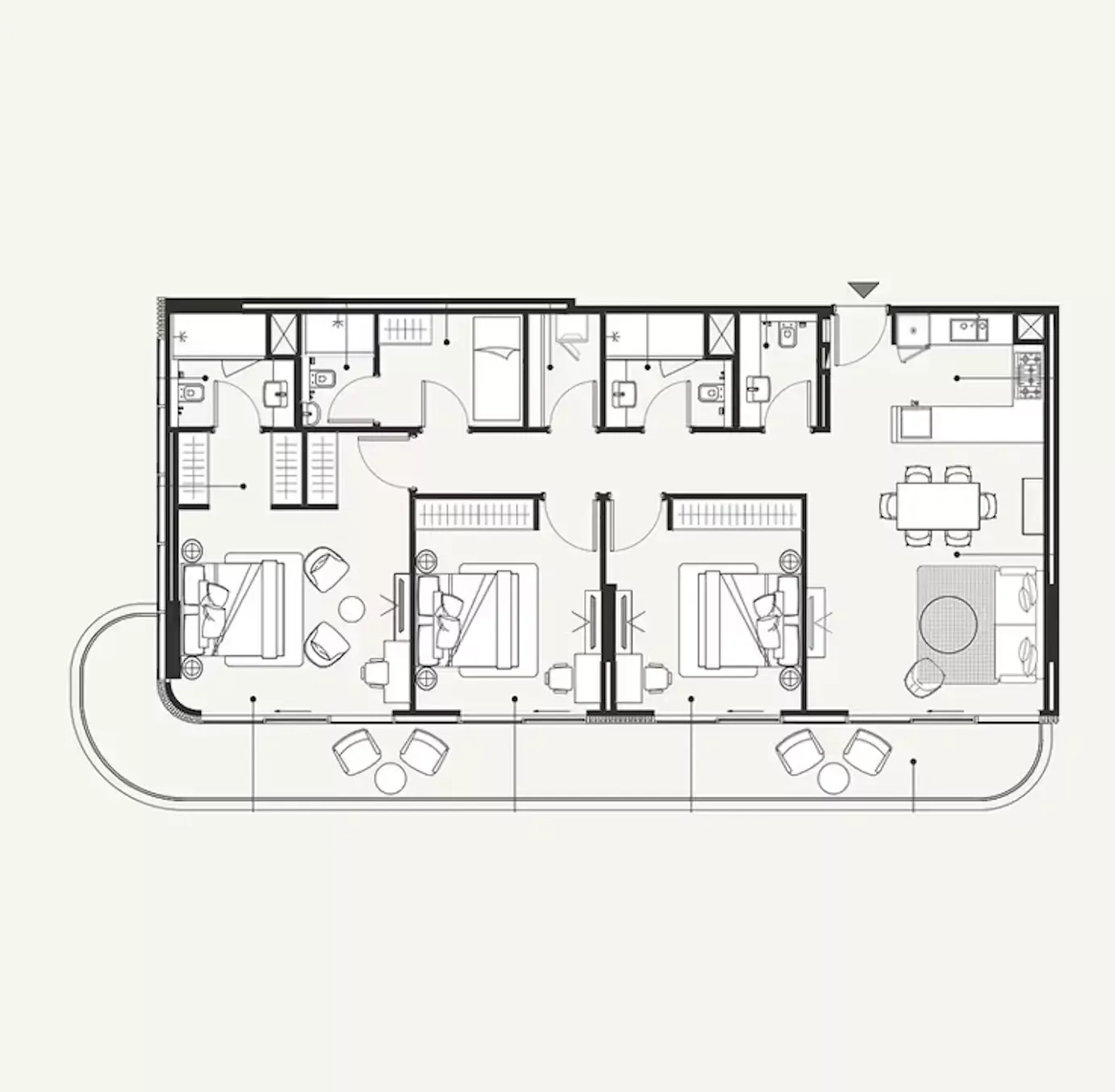 Azizi Amir: floorplan, photo 5 of 7