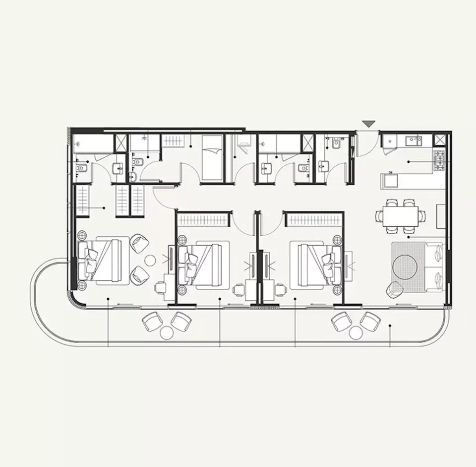Azizi Amir: floorplan, photo 5 of 7