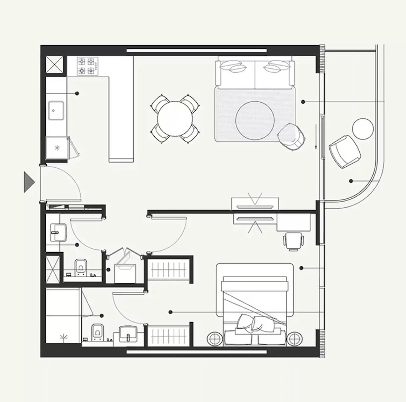 Azizi Amir: floorplan, photo 6 of 7