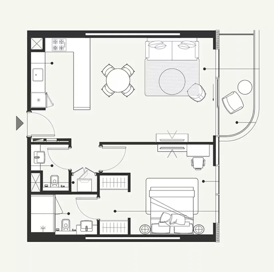 Azizi Amir: floorplan, photo 6 of 7