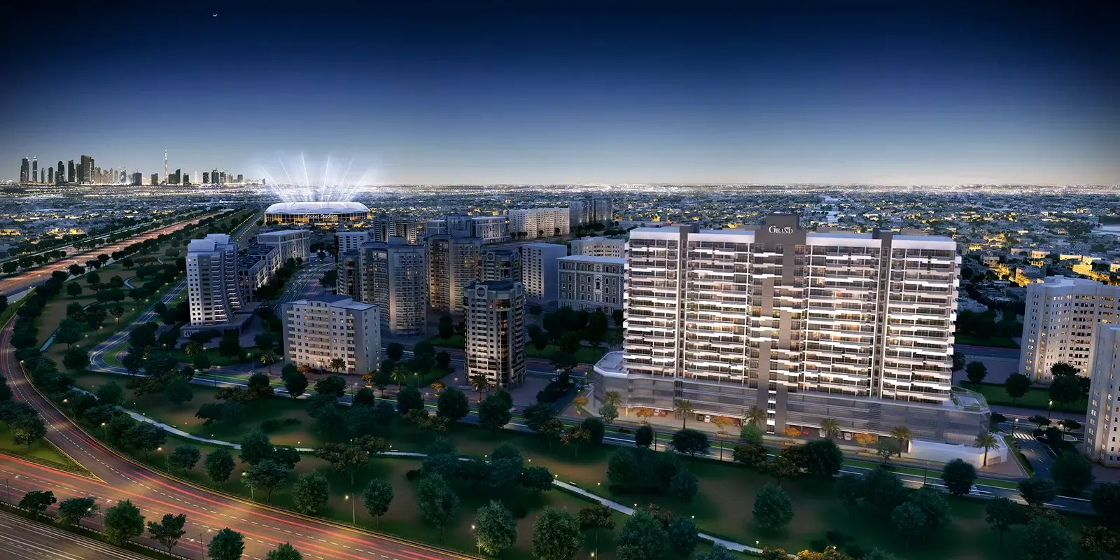 Azizi Grand: exterior, photo 4 of 6