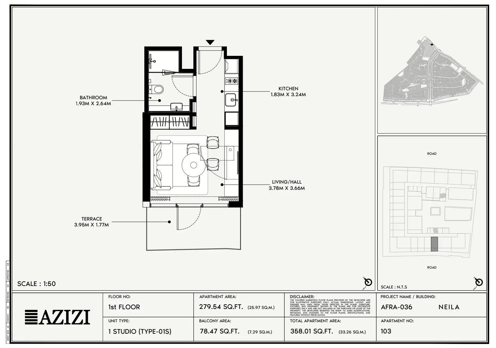 Azizi Neila: floorplan, photo 7 of 9