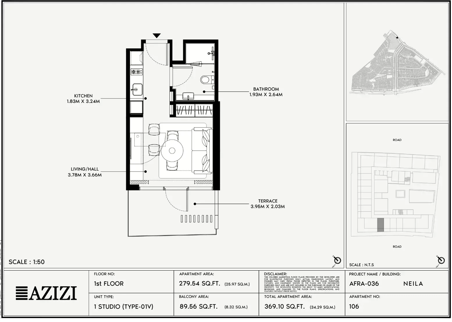 Azizi Neila: floorplan, photo 8 of 9