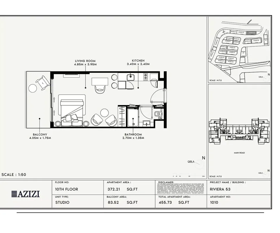 Azizi Riviera 53: floorplan, photo 3 of 5