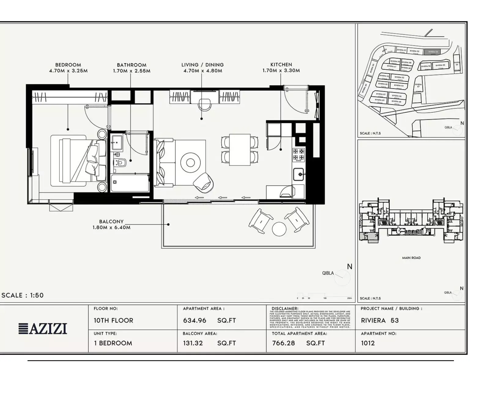 Azizi Riviera 53: floorplan, photo 4 of 5