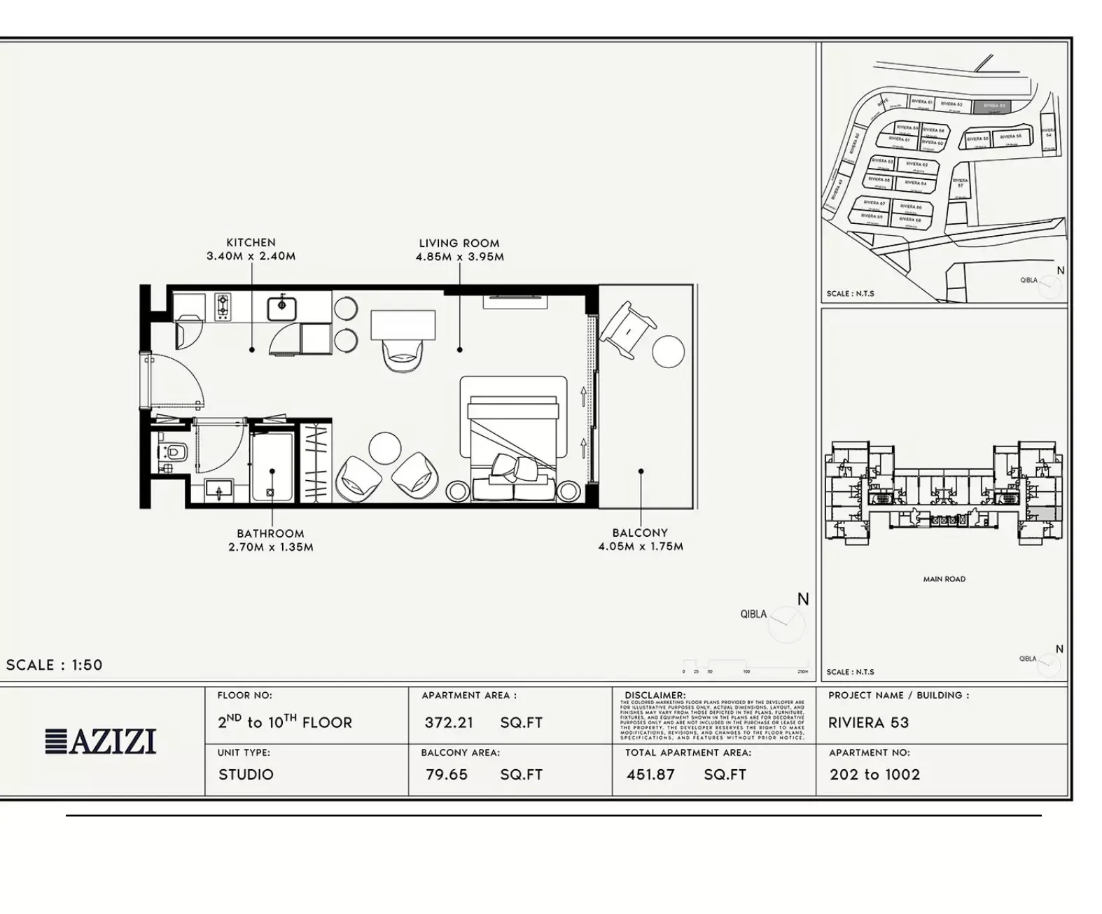 Azizi Riviera 53: floorplan, photo 5 of 5