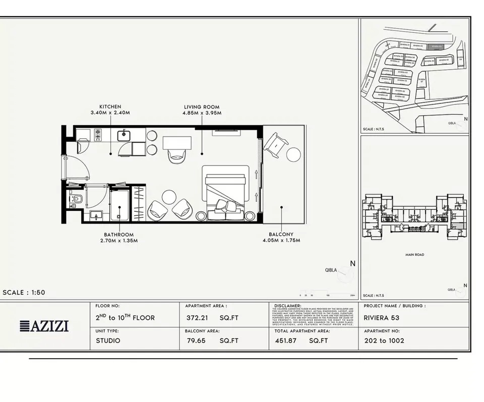 Azizi Riviera 53: floorplan, photo 5 of 5