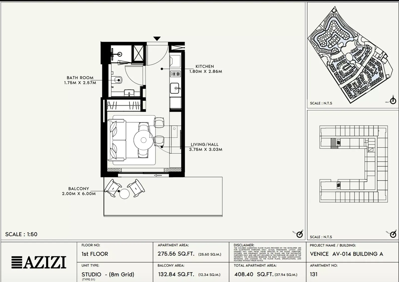 Azizi Venice 14: floorplan, photo 6 of 8