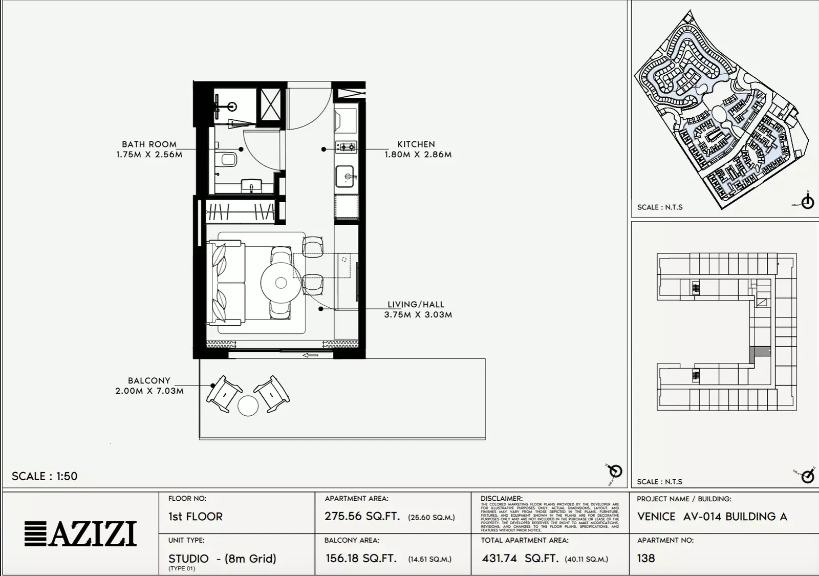 Azizi Venice 14: floorplan, photo 7 of 8