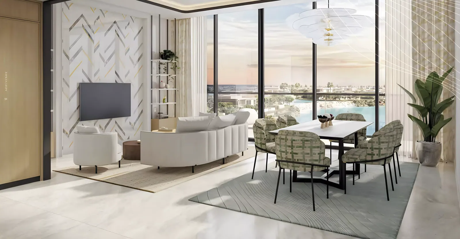 Azizi Venice 2: interior living, photo 5 of 10