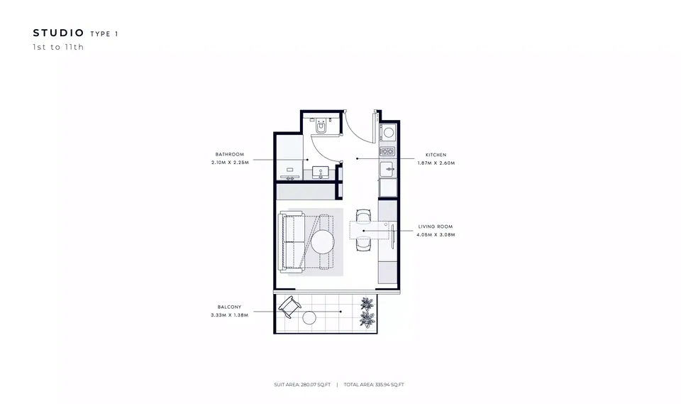 Azizi Venice 2: floorplan, photo 8 of 10
