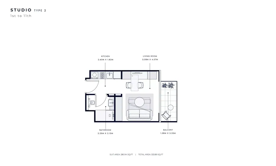 Azizi Venice 2: floorplan, photo 10 of 10