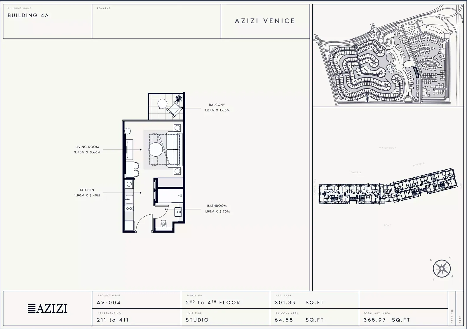 Azizi Venice 4: floorplan, photo 5 of 8