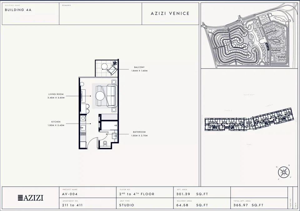 Azizi Venice 4: floorplan, photo 5 of 8