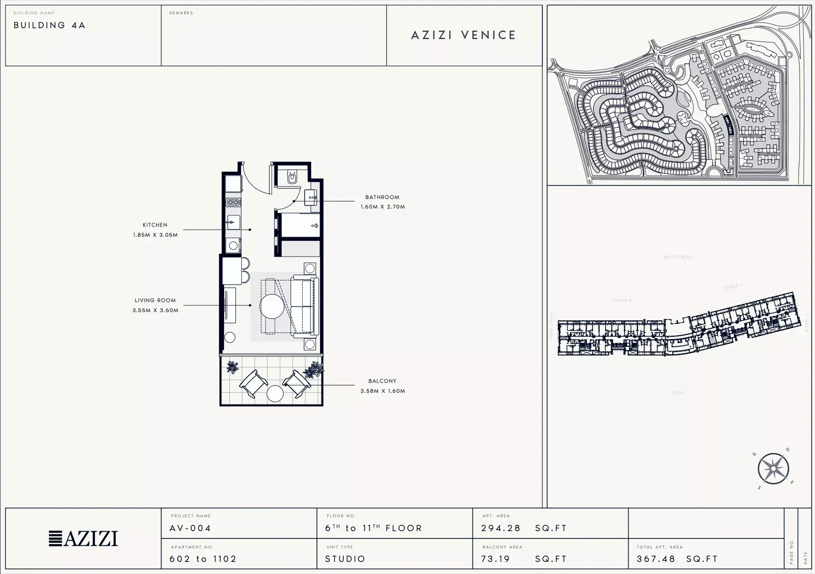 Azizi Venice 4: floorplan, photo 8 of 8