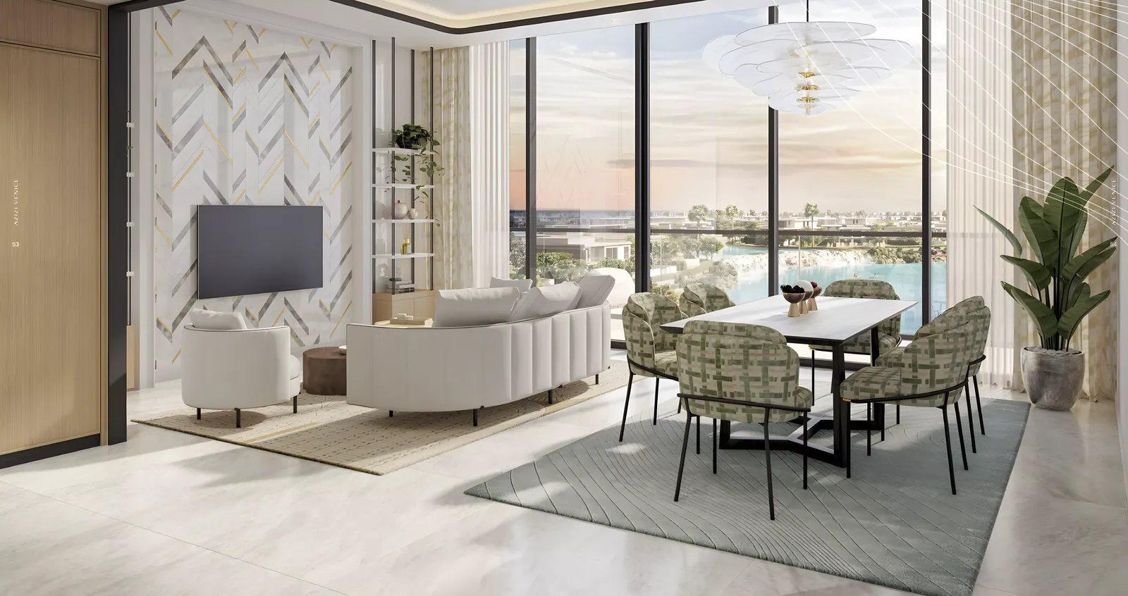 Azizi Venice 6: interior living, photo 4 of 5