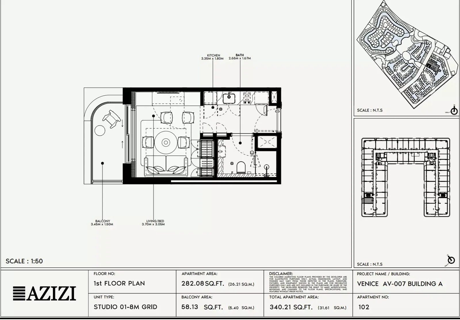 Azizi Venice 7: floorplan, photo 11 of 11