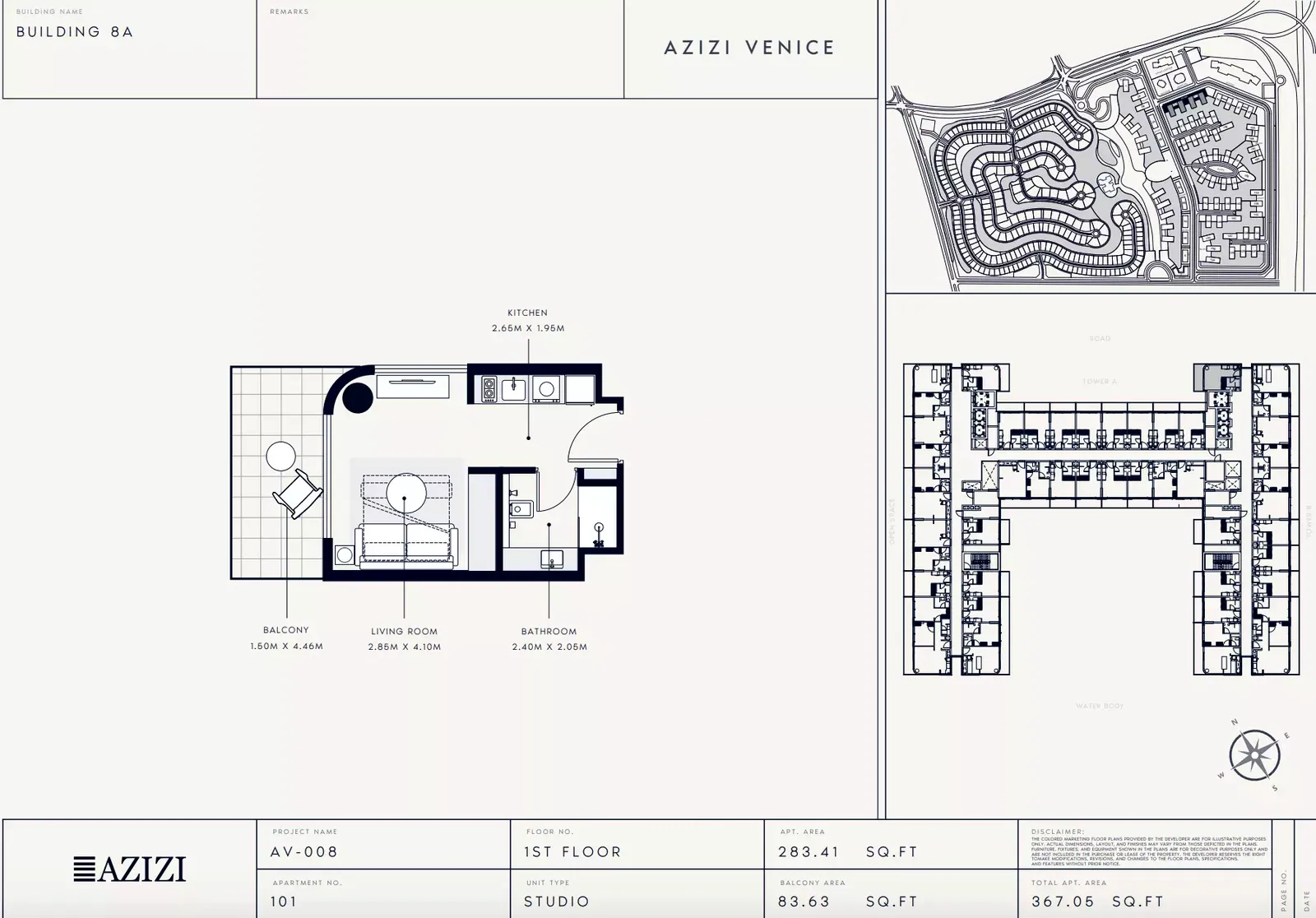 Azizi Venice 8: floorplan, photo 7 of 8