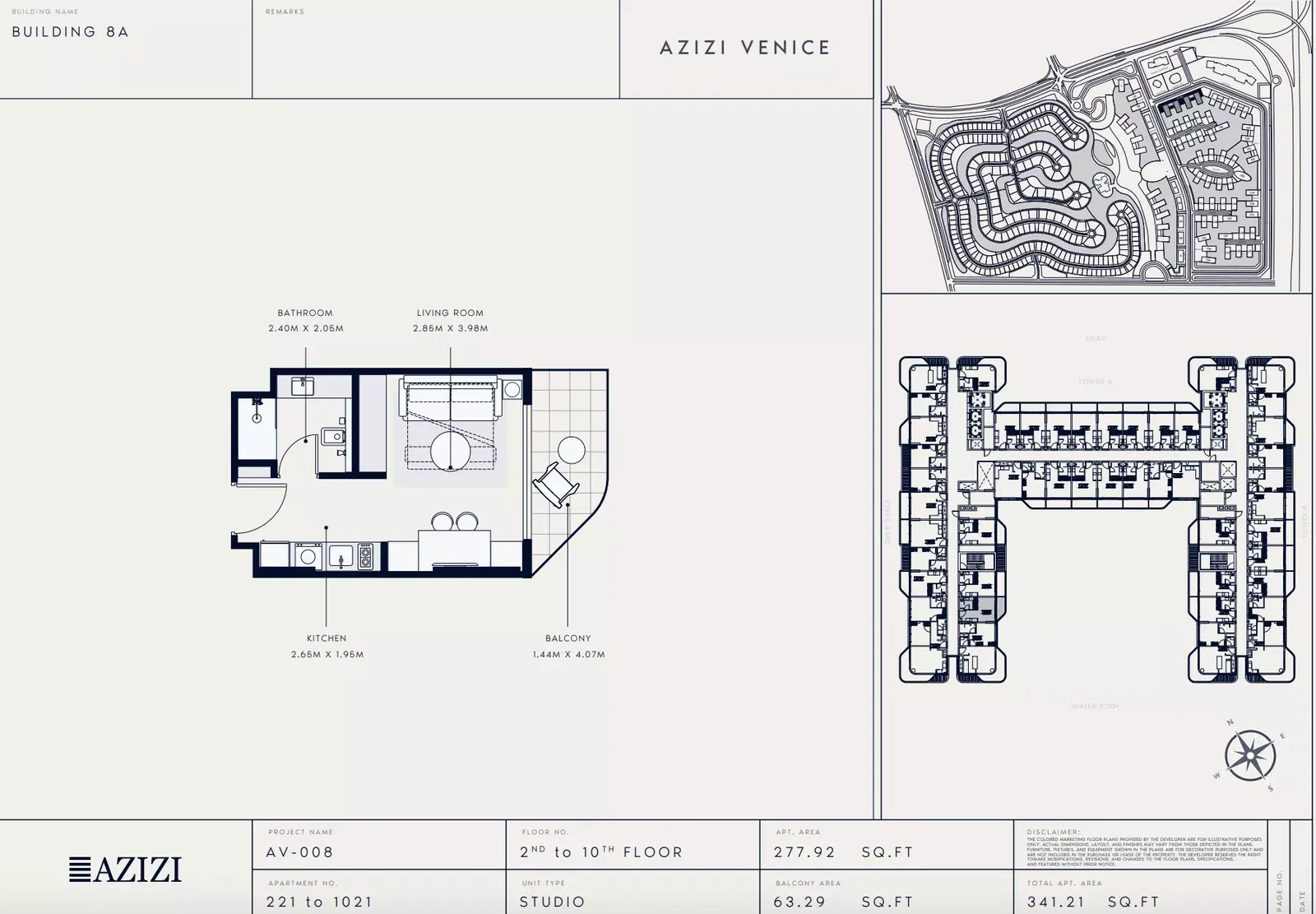 Azizi Venice 8: floorplan, photo 8 of 8