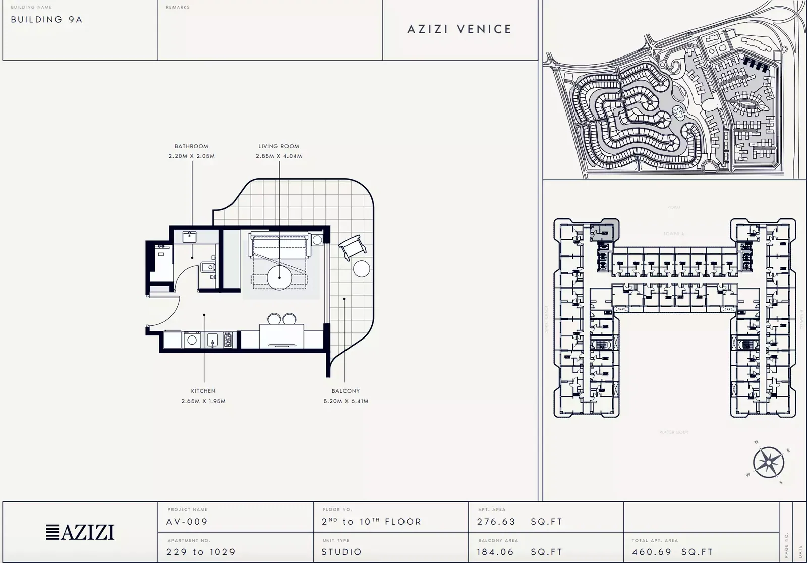 Azizi Venice 9: floorplan, photo 4 of 4