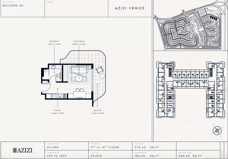 Azizi Venice 9: floorplan, photo 4 of 4