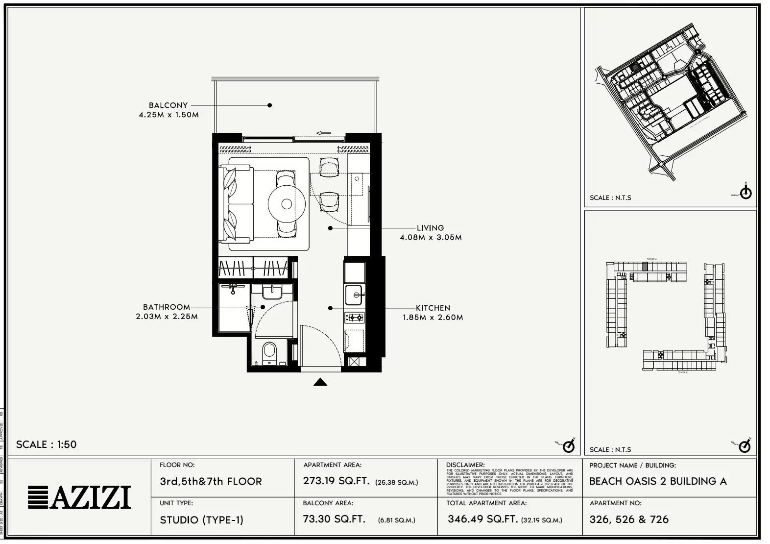 Beach Oasis II: floorplan, photo 8 of 10