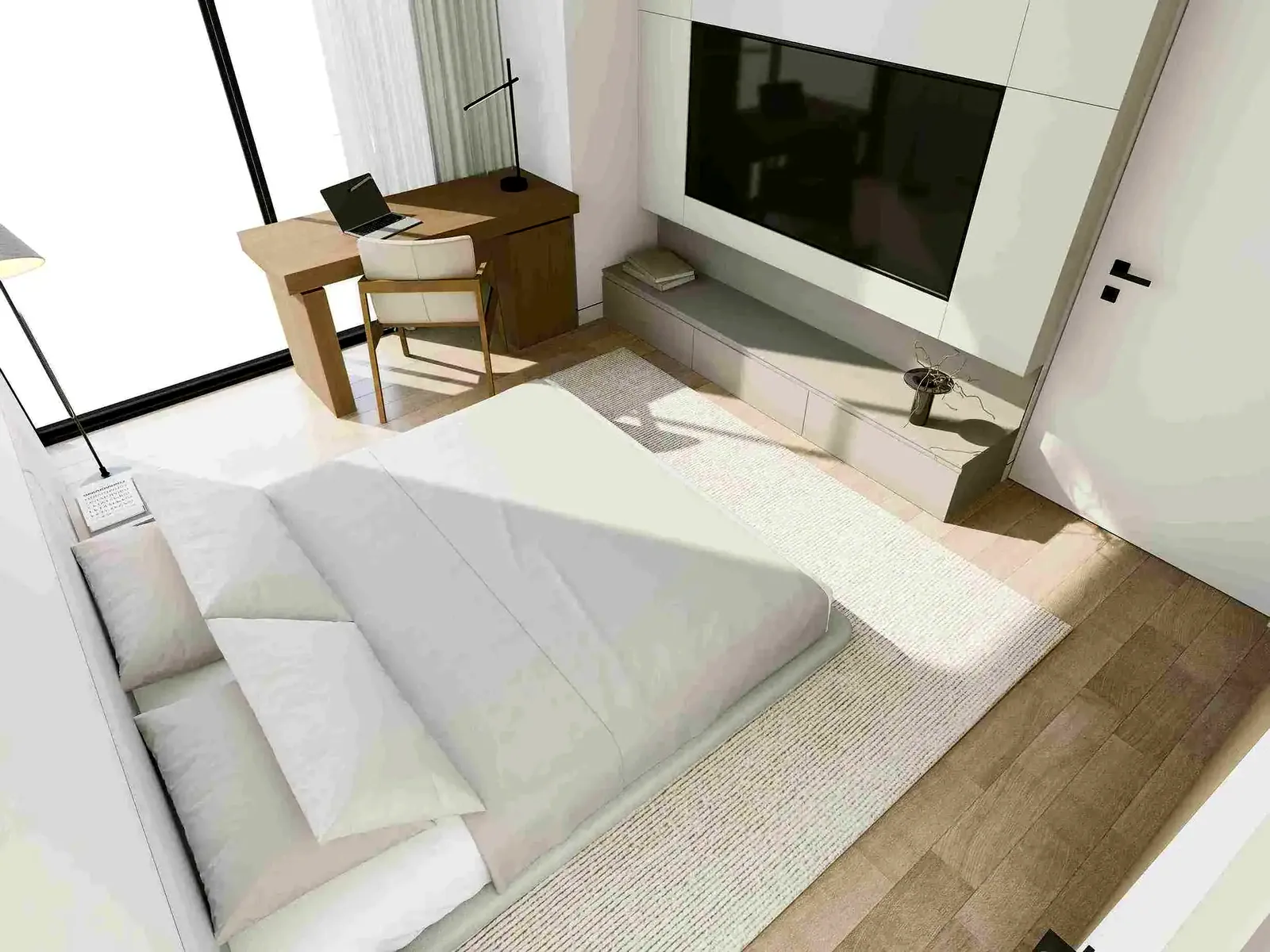 77 Boulevard: interior bedroom, photo 9 of 12